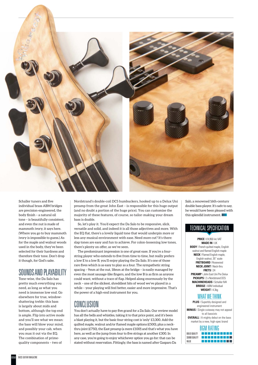 Bass Player UK Preview Pages