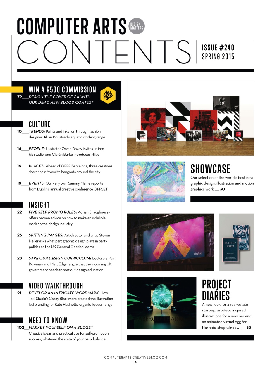 Computer Arts Preview Pages