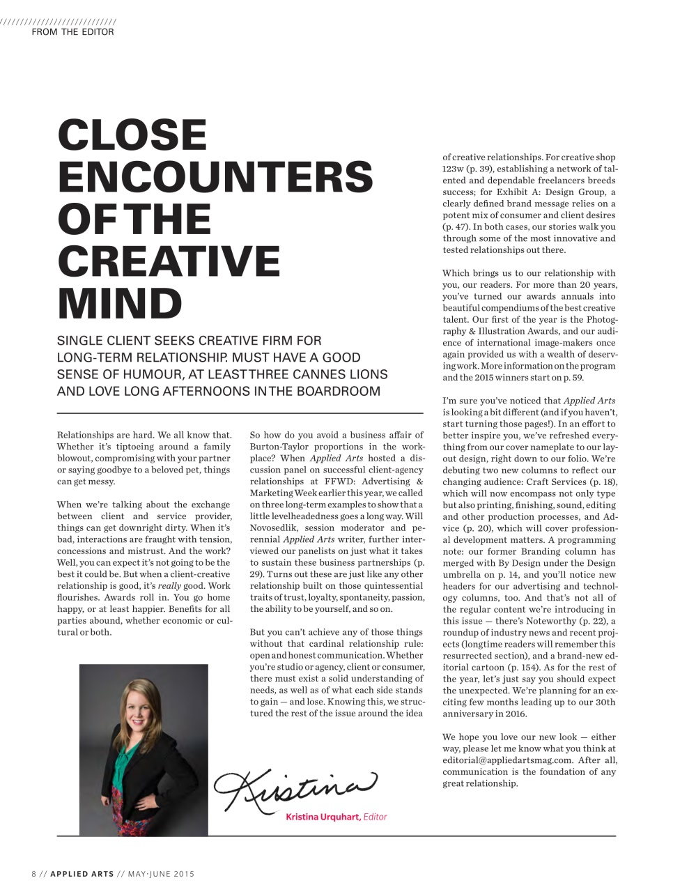 Applied Arts Preview Pages