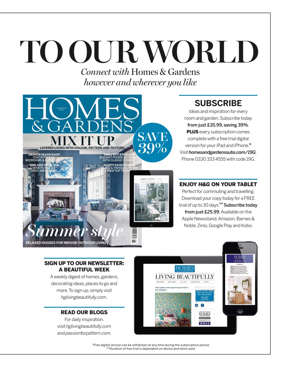 Homes & Gardens Preview Pages