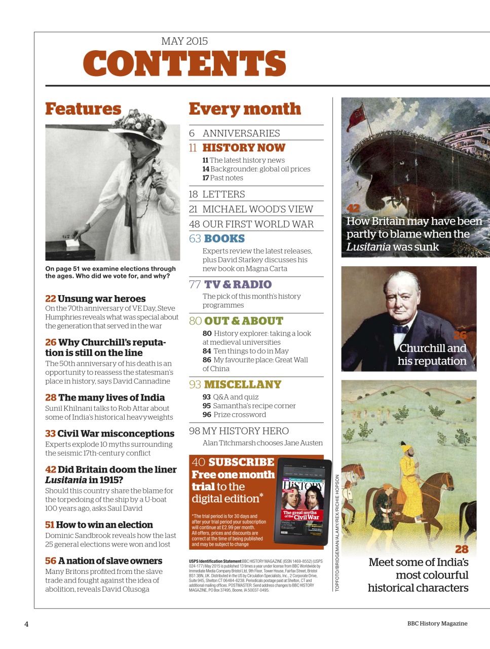 BBC History Magazine Preview Pages