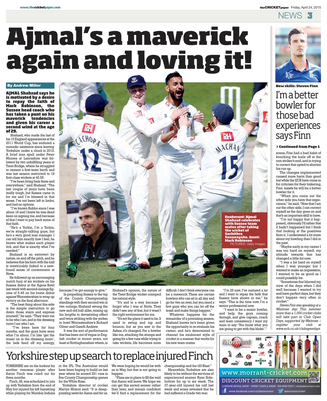 The Cricket Paper Preview Pages