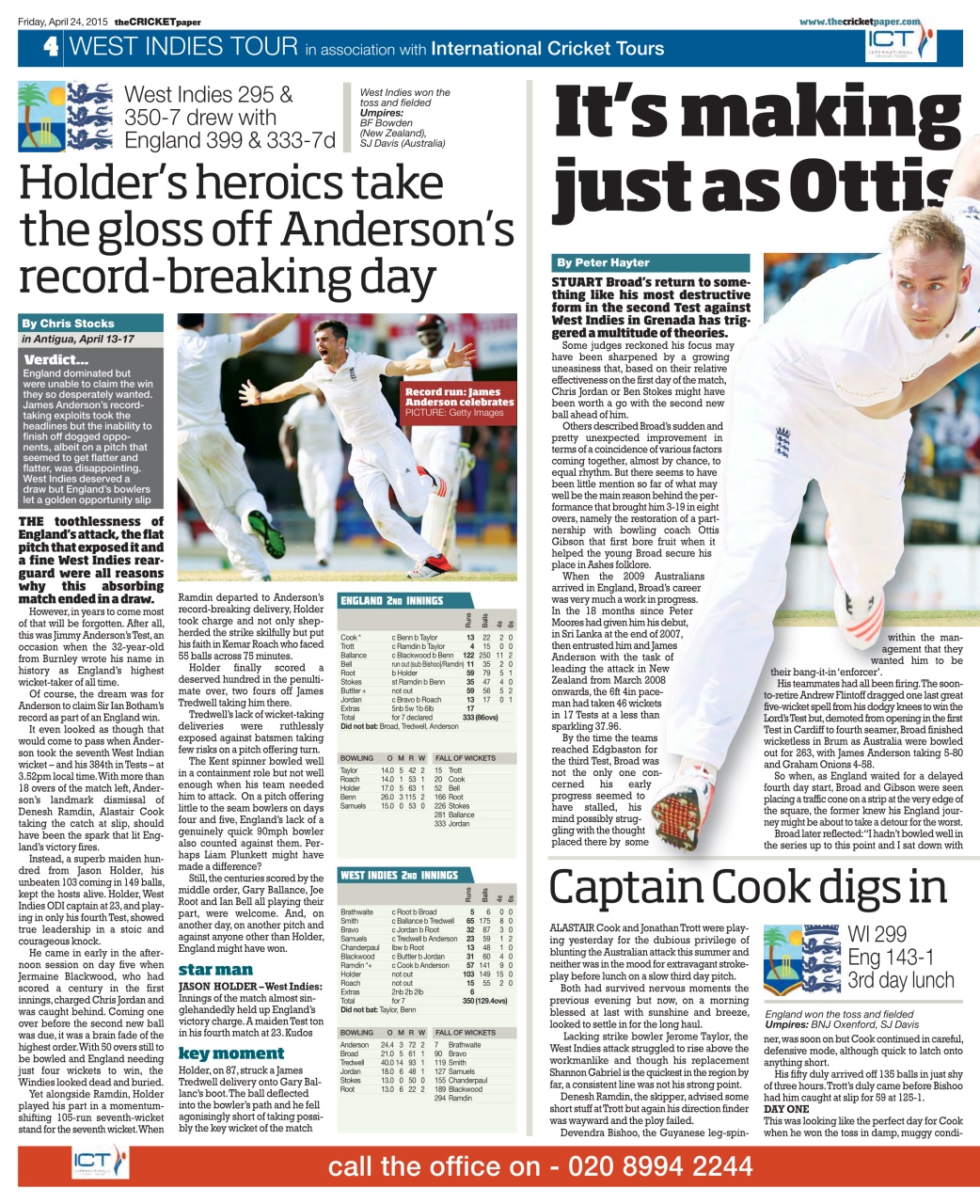 The Cricket Paper Preview Pages