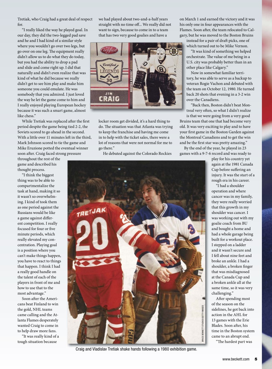 Beckett Hockey Magazine Preview Pages