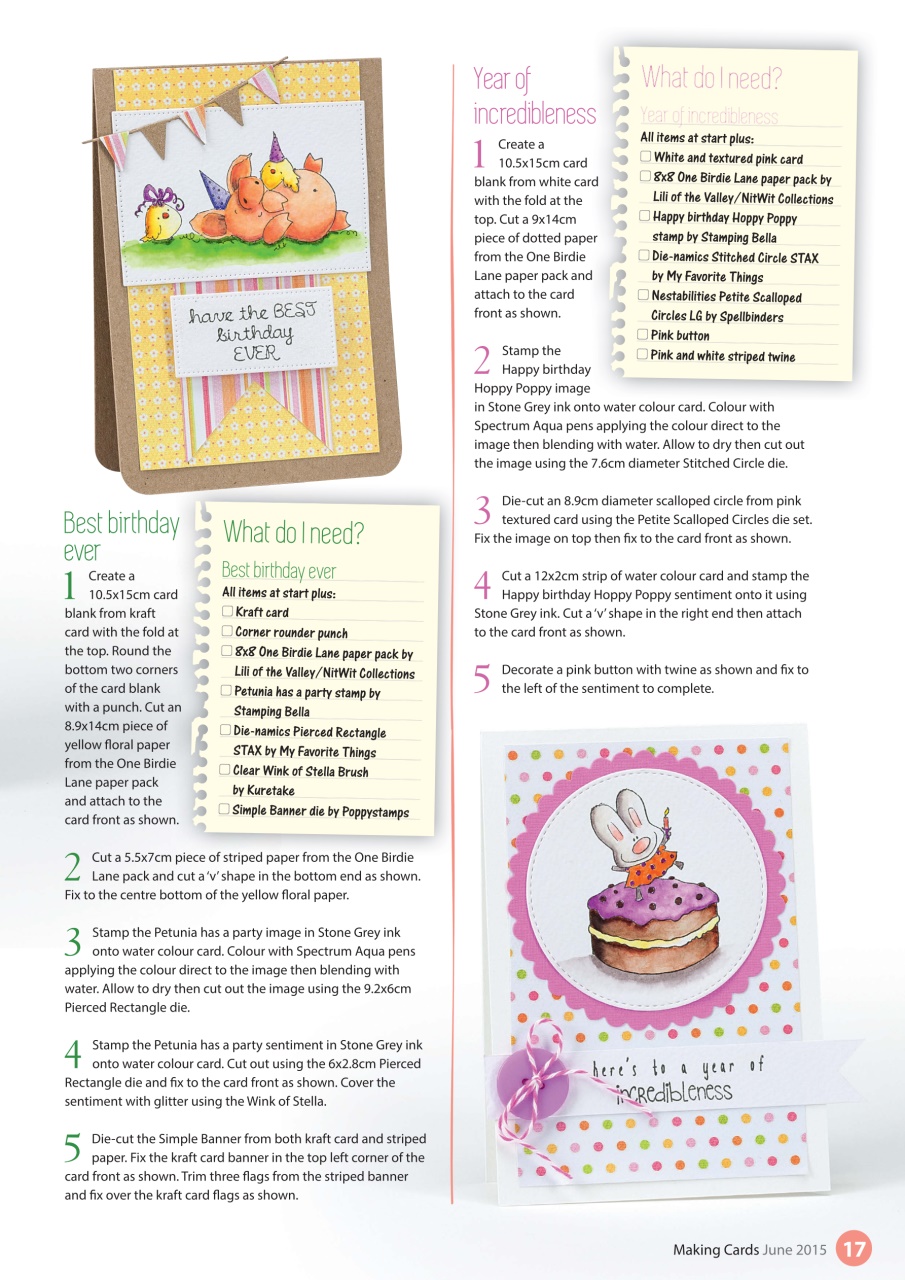 Making Cards & Papercraft Preview Pages