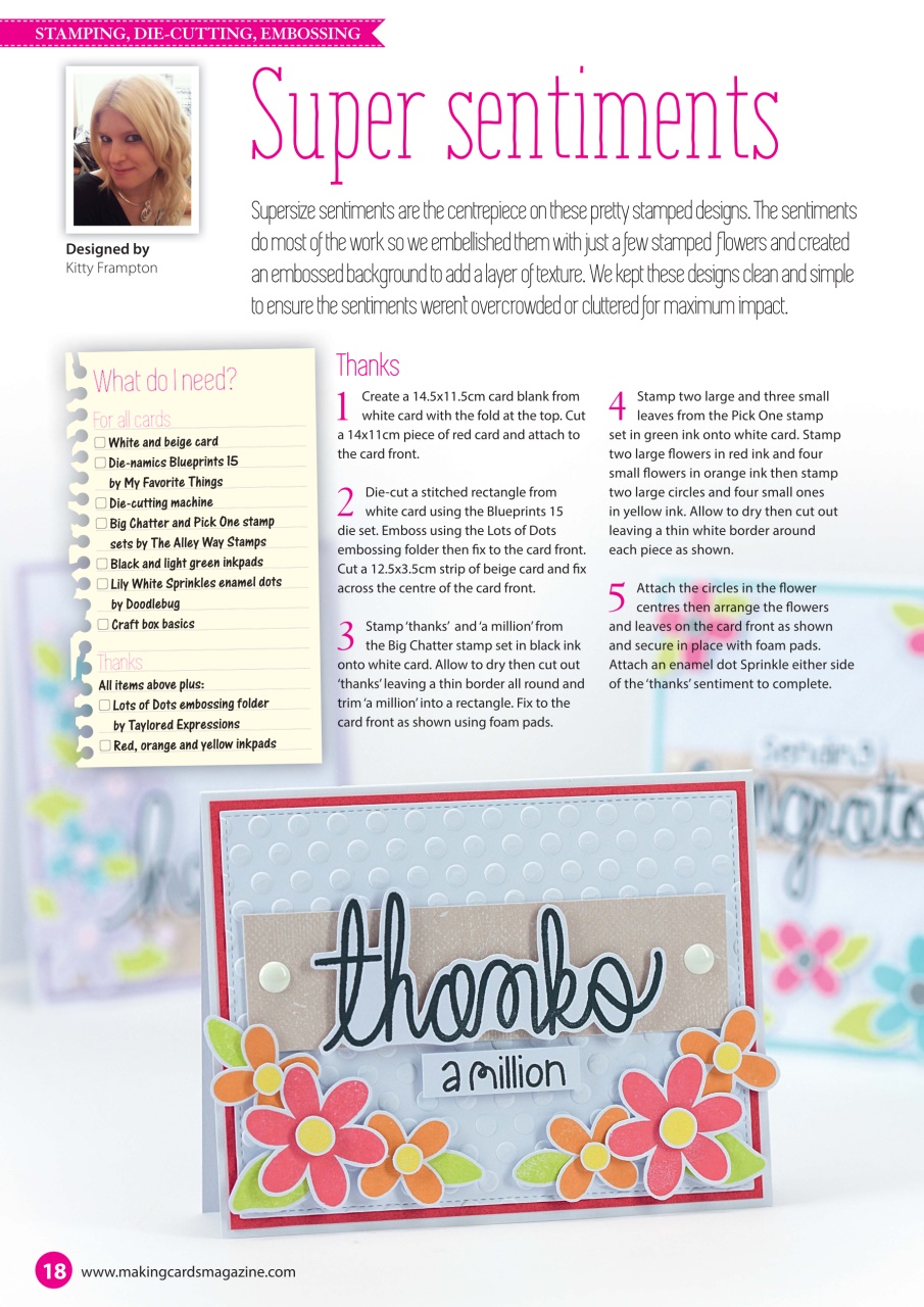 Making Cards & Papercraft Preview Pages