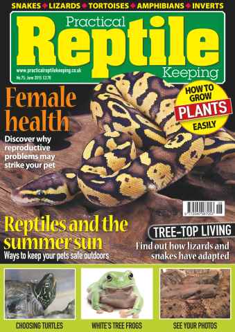 Practical Reptile Keeping issue No.75 Reptiles & The Summer Sun