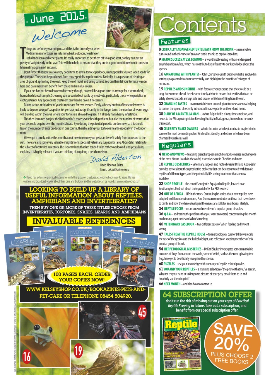 Practical Reptile Keeping Preview Pages