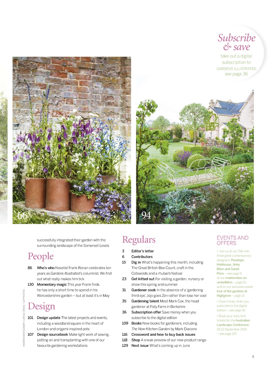 Gardens Illustrated Preview Pages