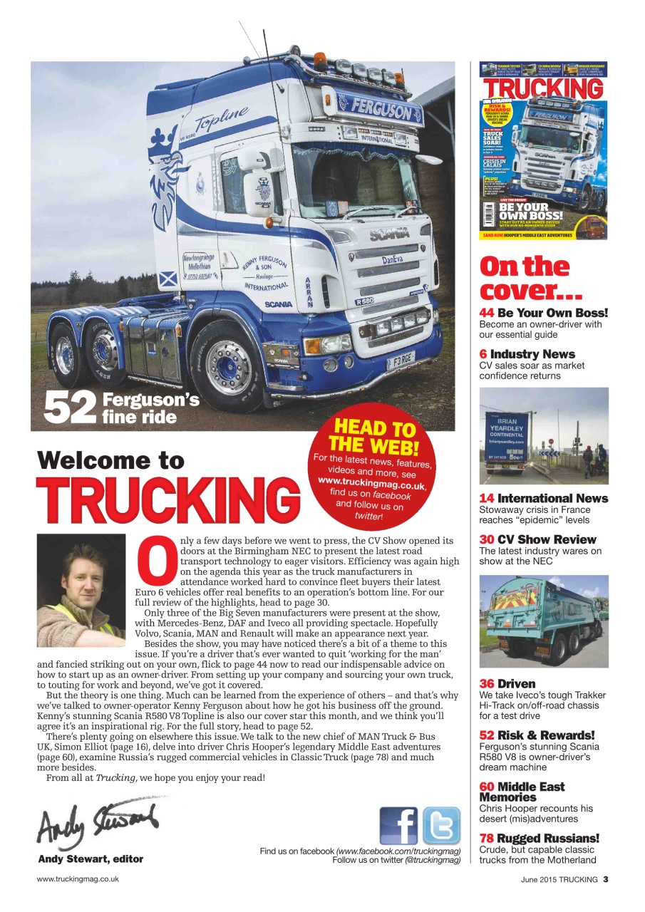 Trucking Magazine Preview Pages