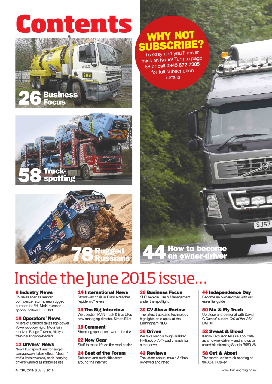 Trucking Magazine Preview Pages