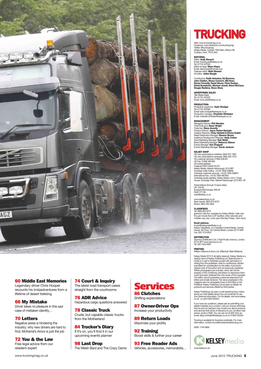 Trucking Magazine Preview Pages