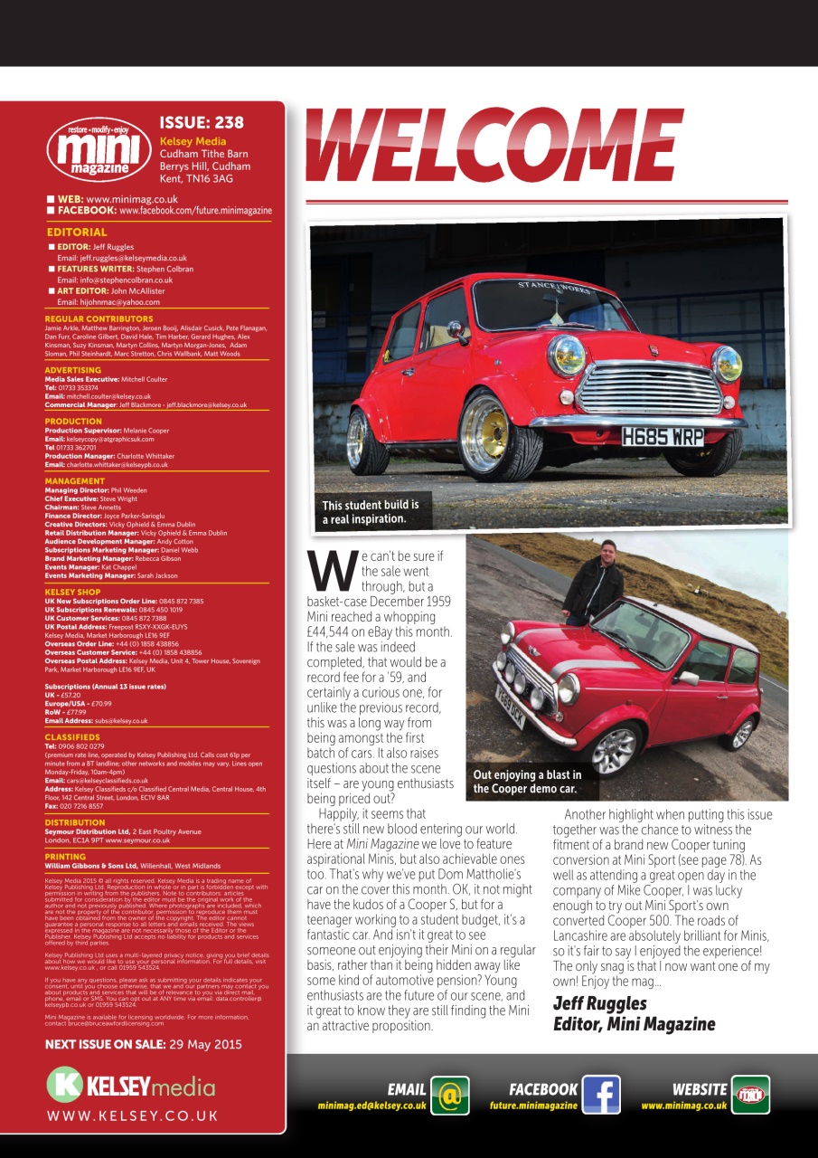 Mini Magazine Preview Pages