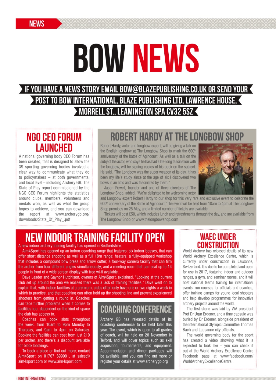 Bow International Preview Pages