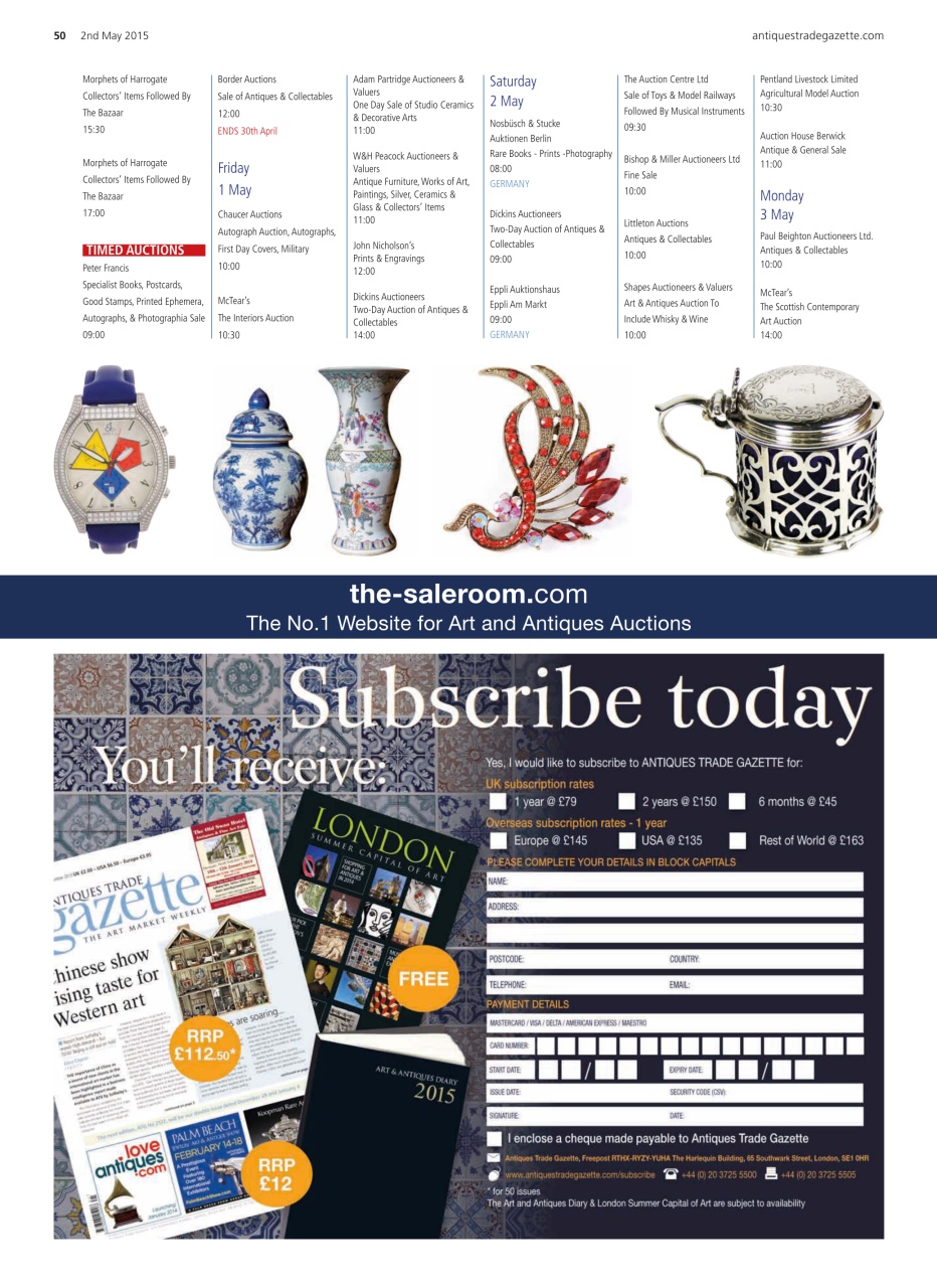 Antiques Trade Gazette Preview Pages
