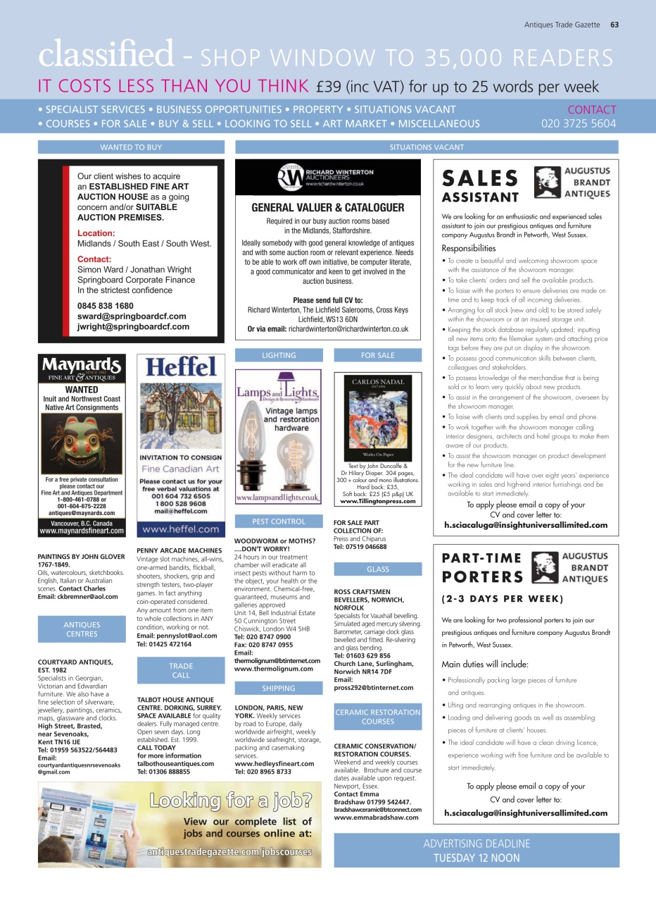Antiques Trade Gazette Preview Pages