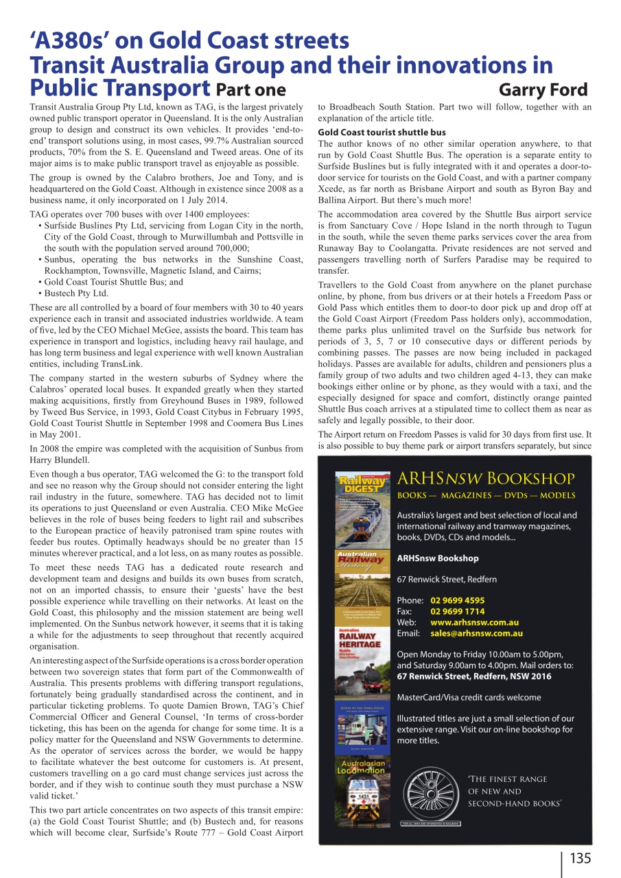 Transit Australia Preview Pages