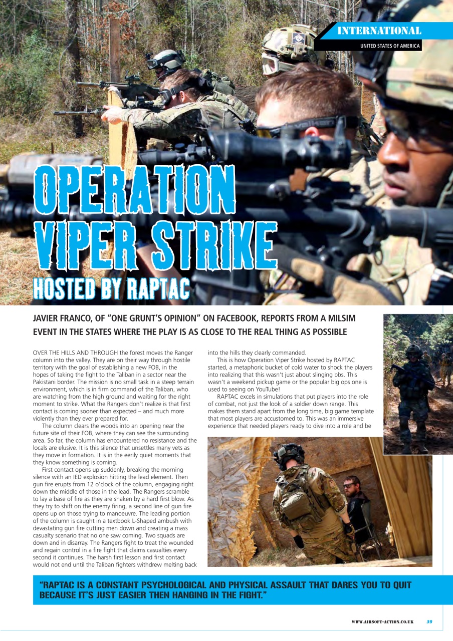 Airsoft Action Preview Pages