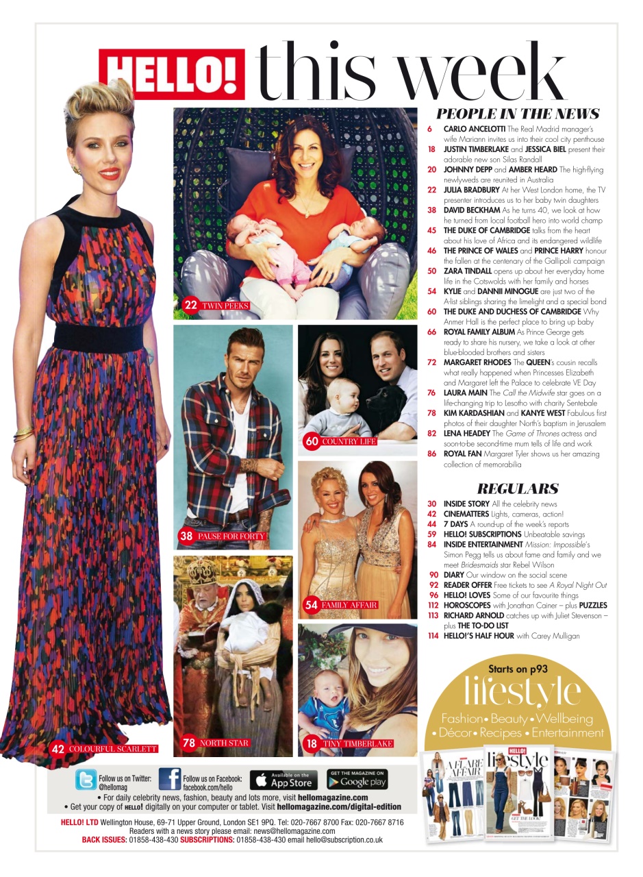 Hello! Magazine Preview Pages