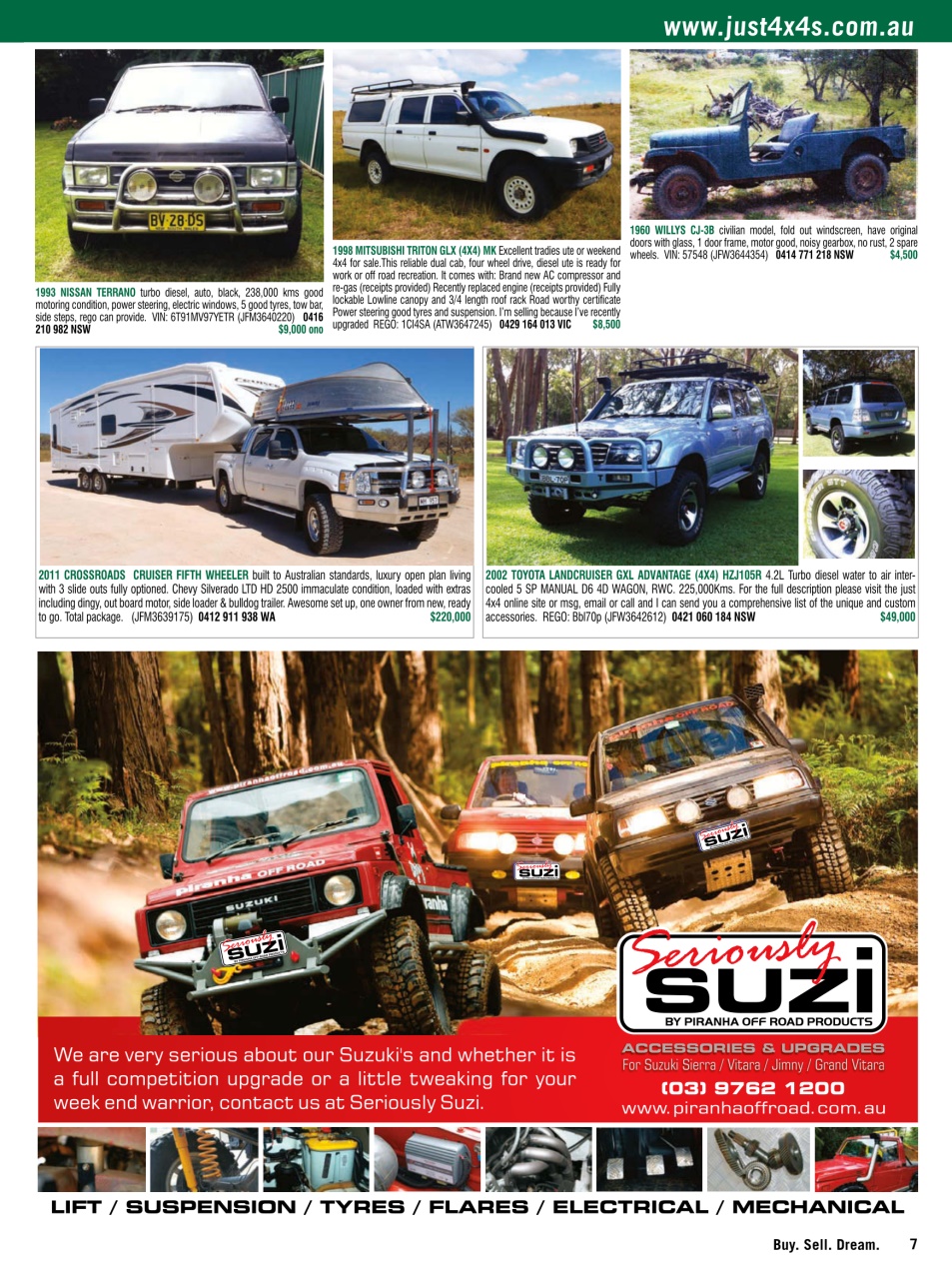 JUST 4X4S Preview Pages