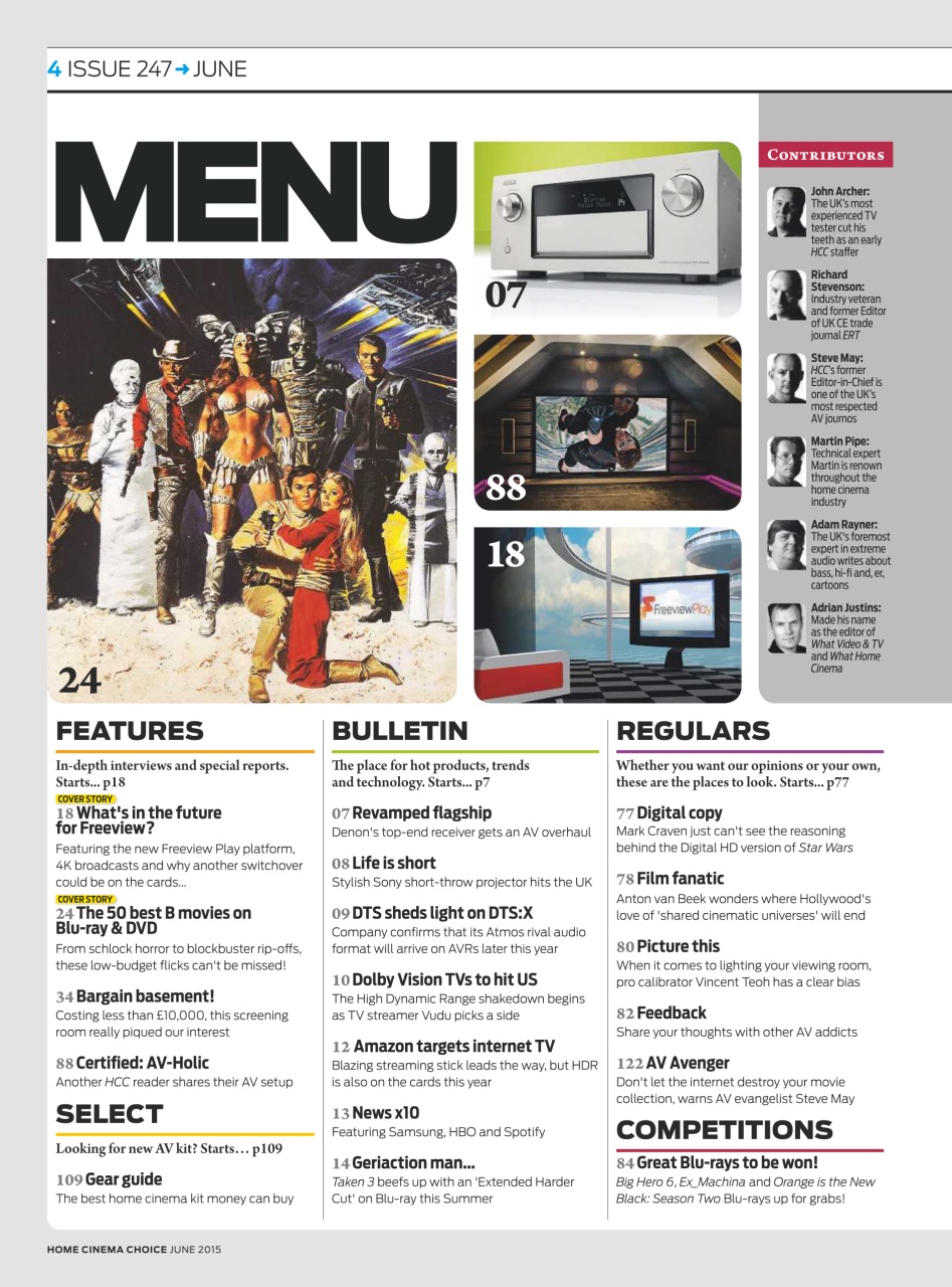 Home Cinema Choice Preview Pages
