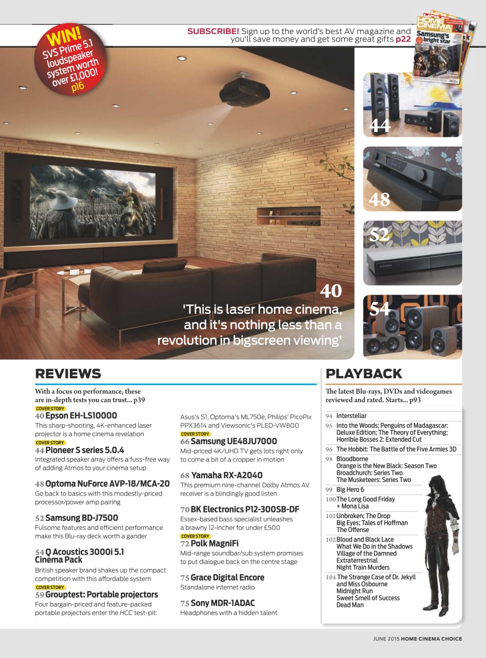 Home Cinema Choice Preview Pages