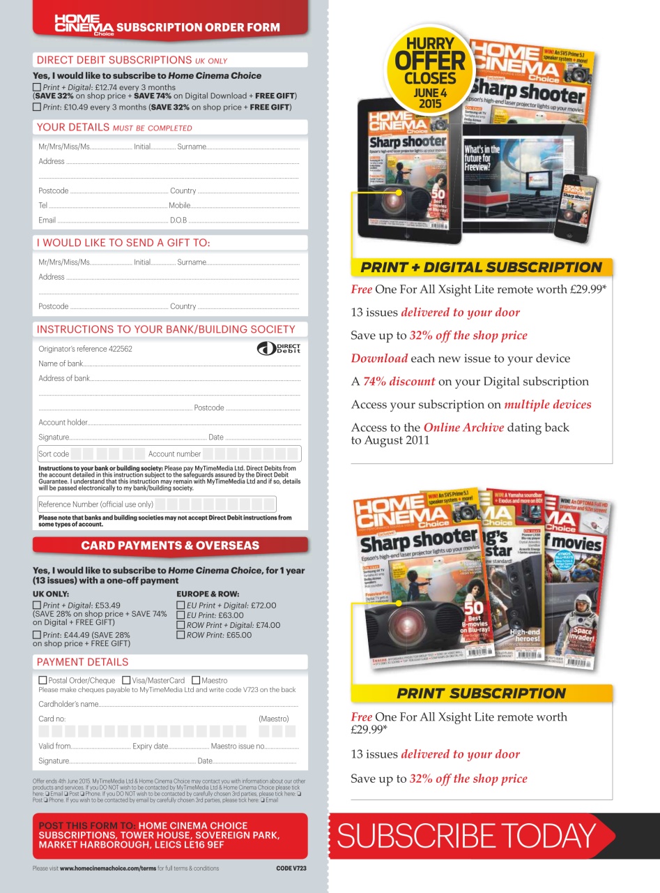 Home Cinema Choice Preview Pages