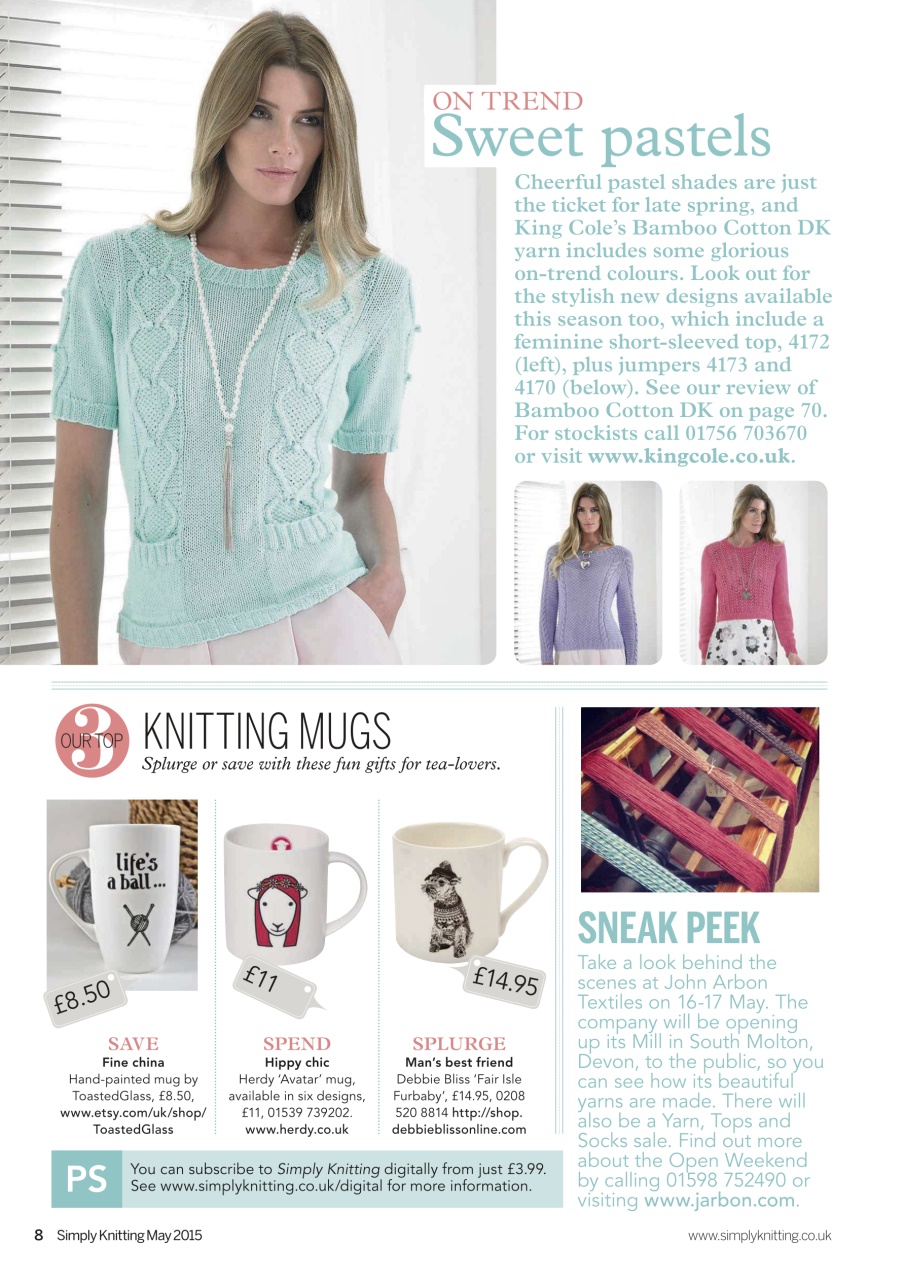 Simply Knitting Preview Pages