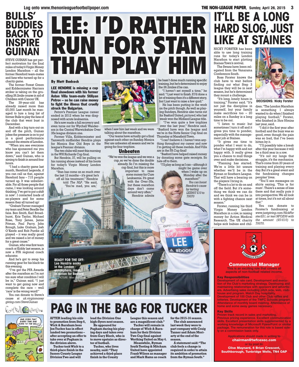 The Non-League Football Paper Preview Pages