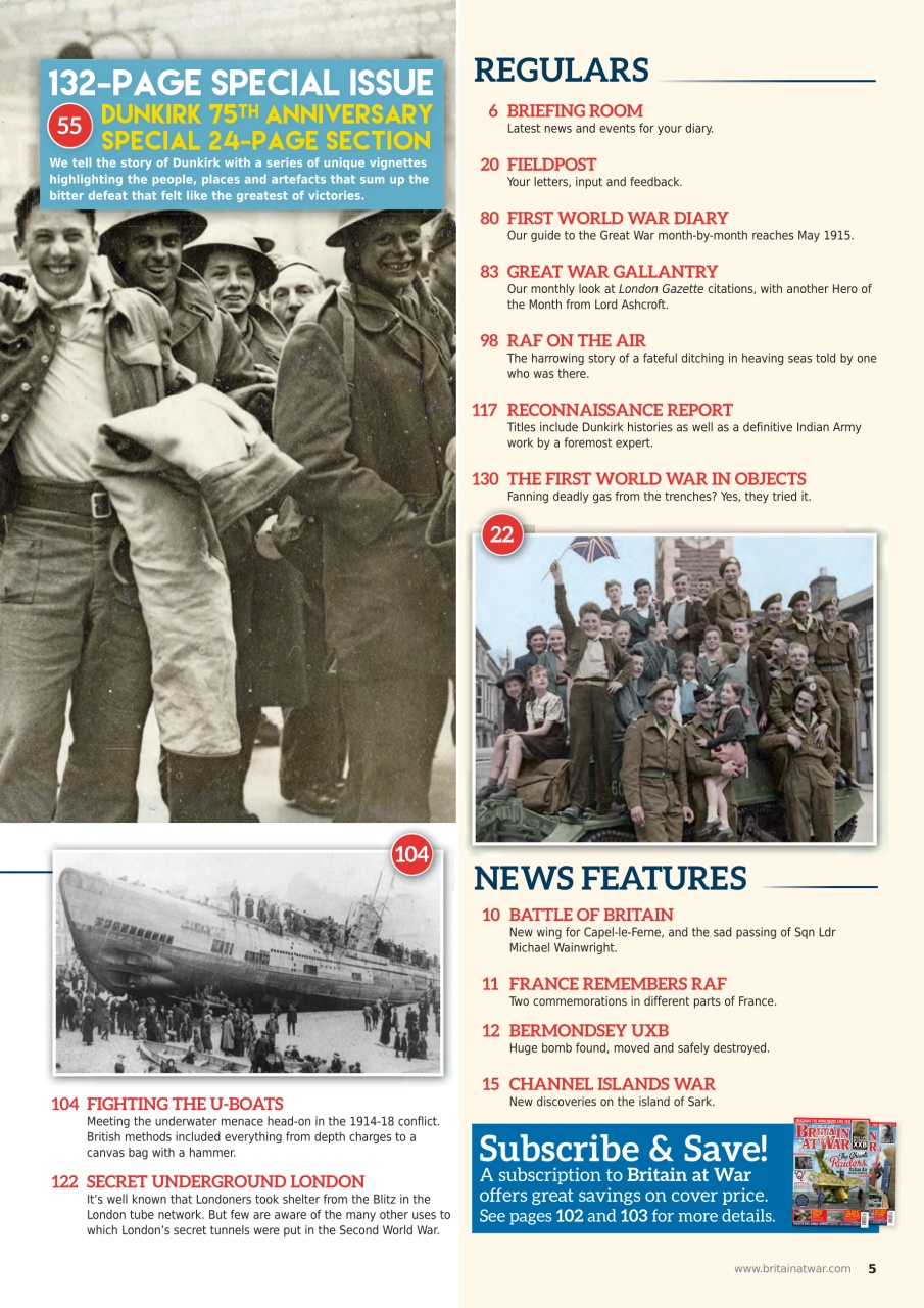 Britain at War Magazine Preview Pages