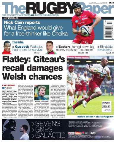 The Rugby Paper issue 26th April 2015