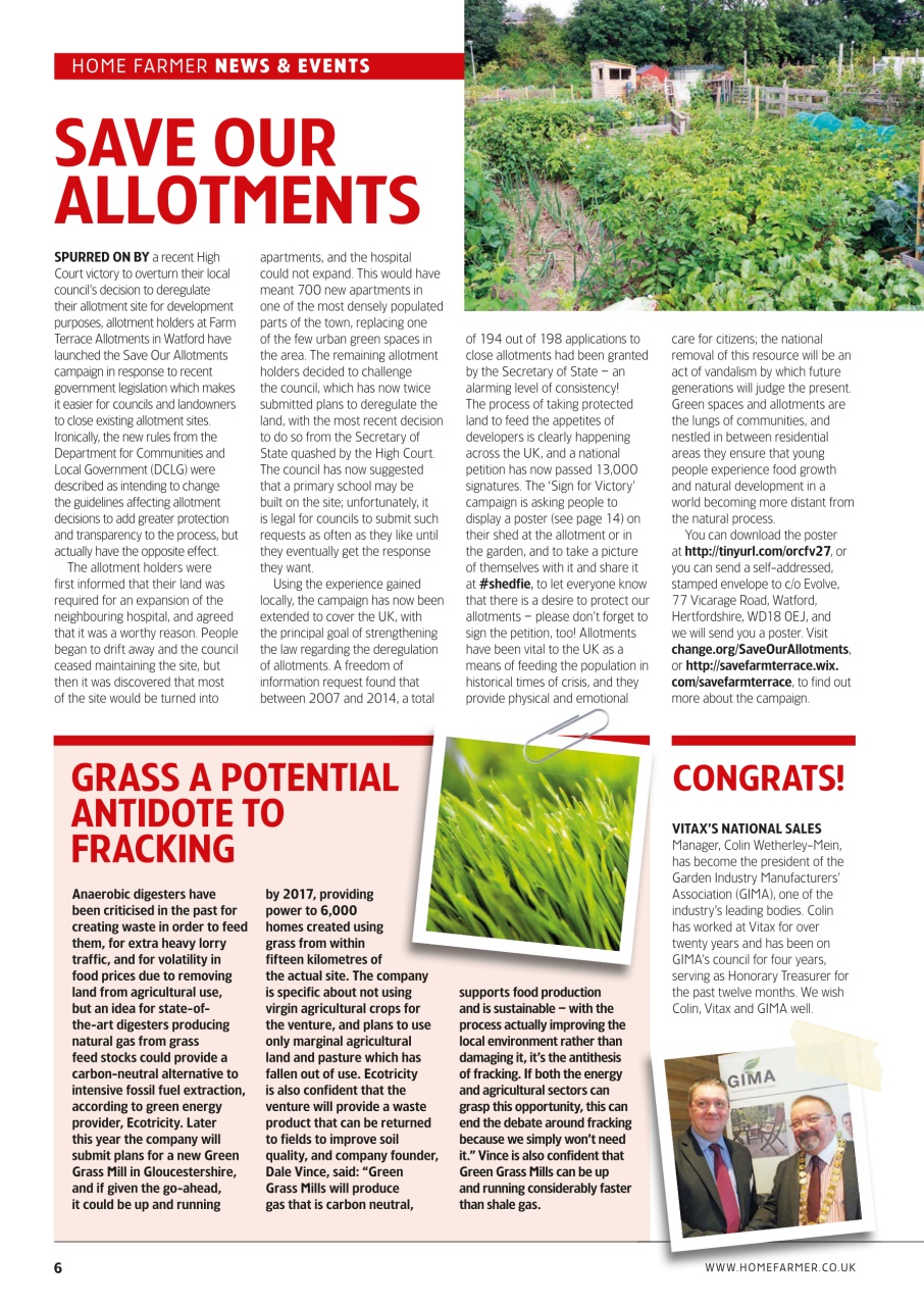 Home Farmer Magazine Preview Pages