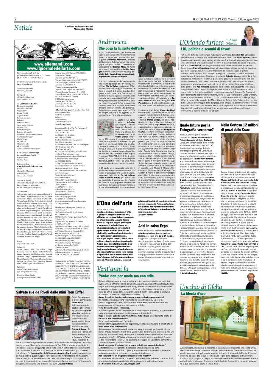 Il Giornale Dell’Arte Preview Pages