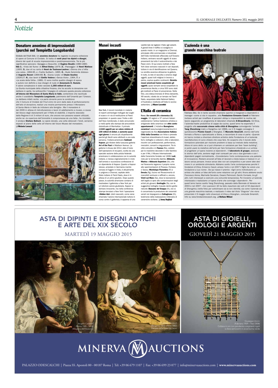 Il Giornale Dell’Arte Preview Pages