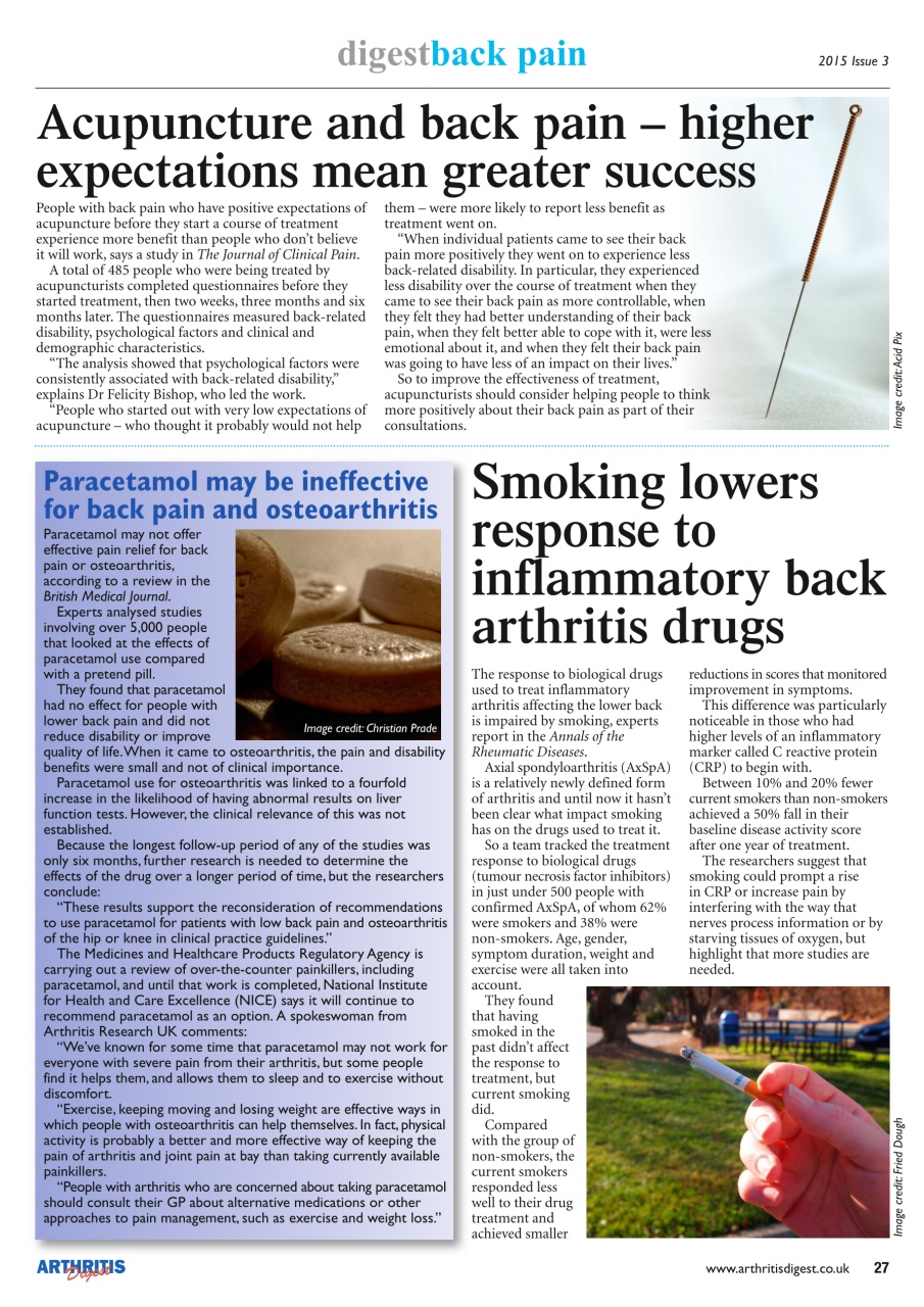 Arthritis Digest Preview Pages