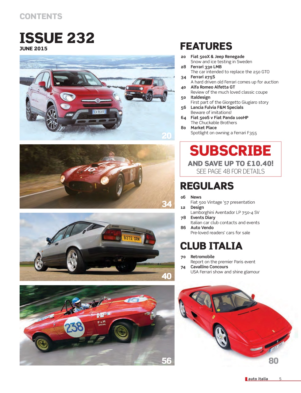 AutoItalia Magazine Preview Pages