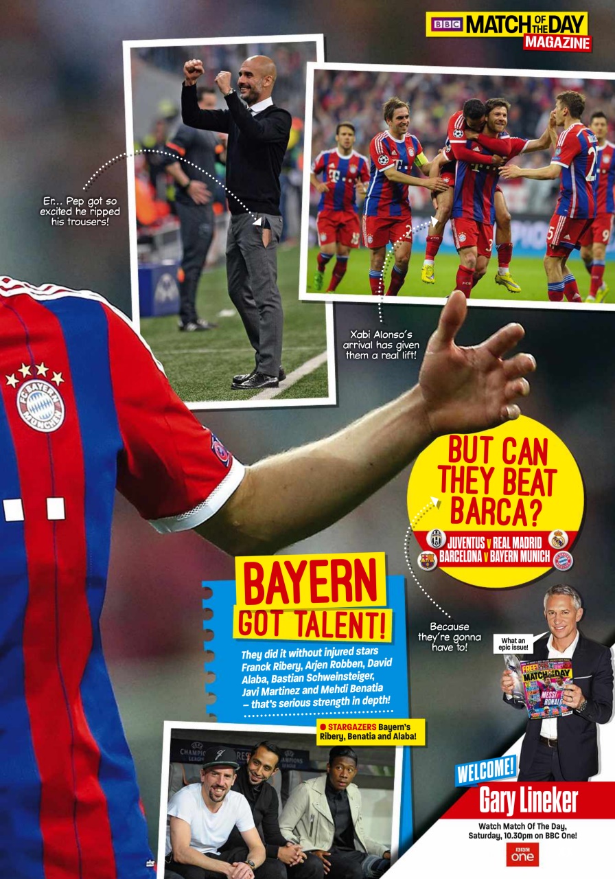 Match of the Day Preview Pages