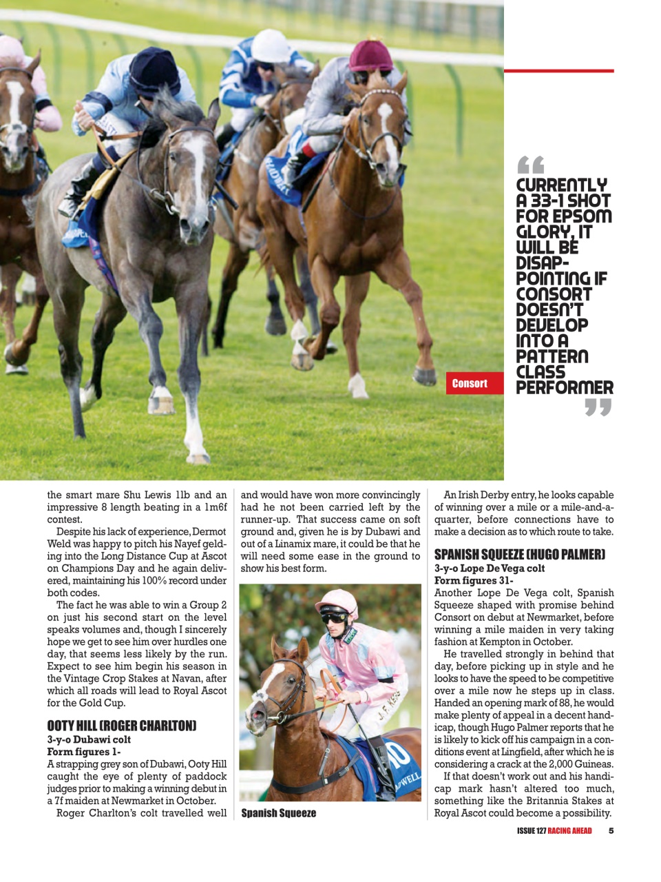 Racing Ahead Preview Pages