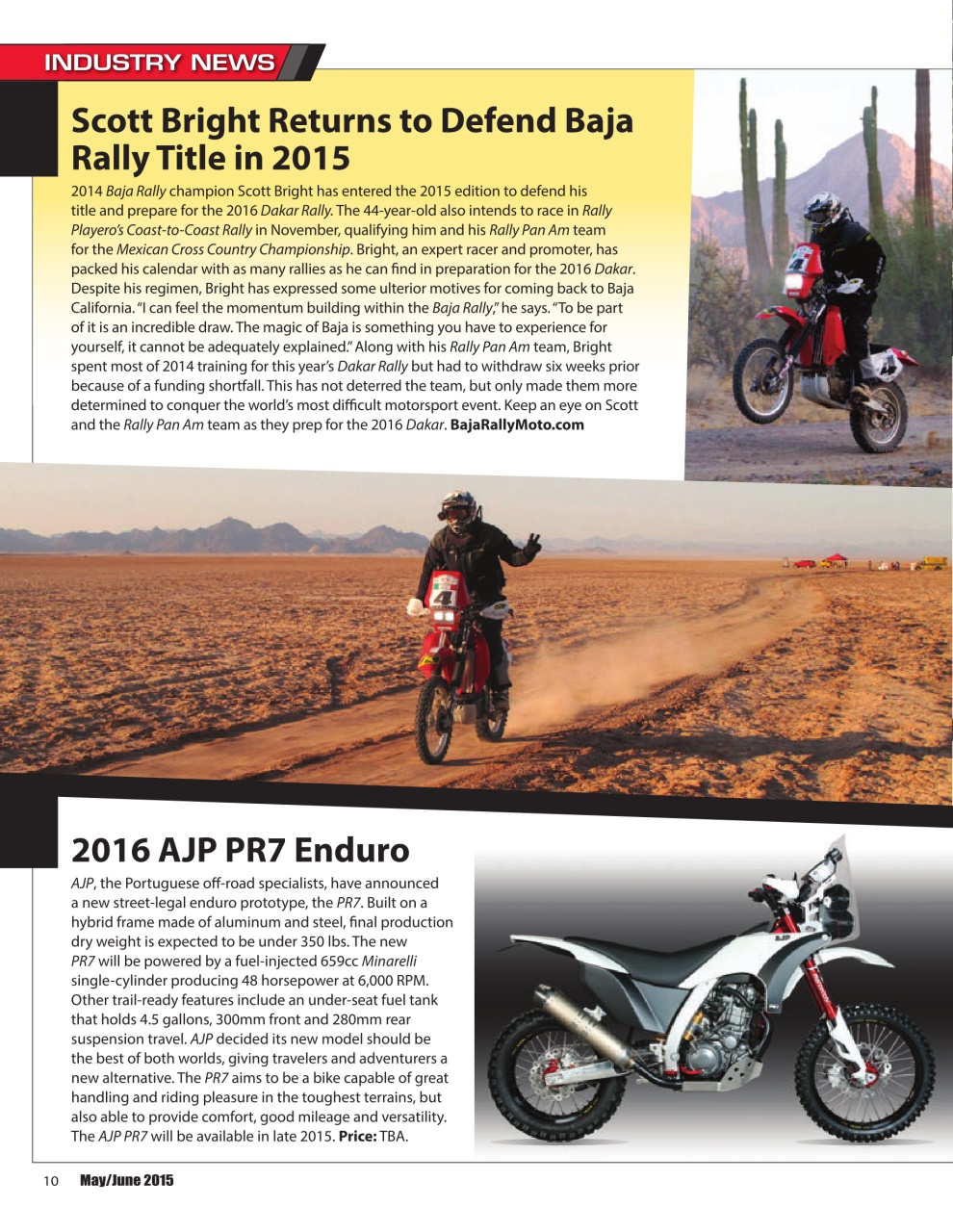 Adventure Motorcycle Preview Pages