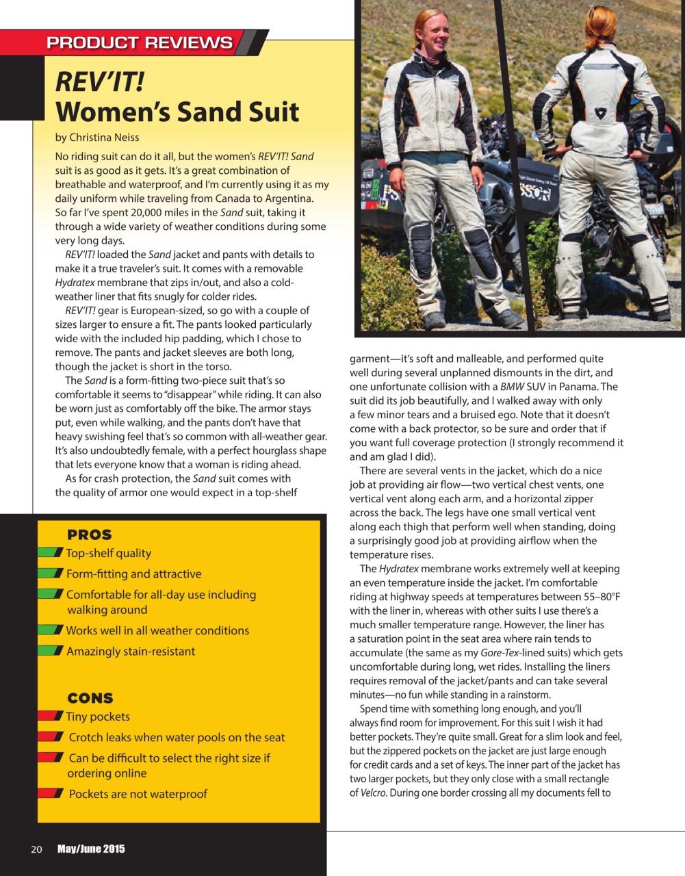 Adventure Motorcycle Preview Pages