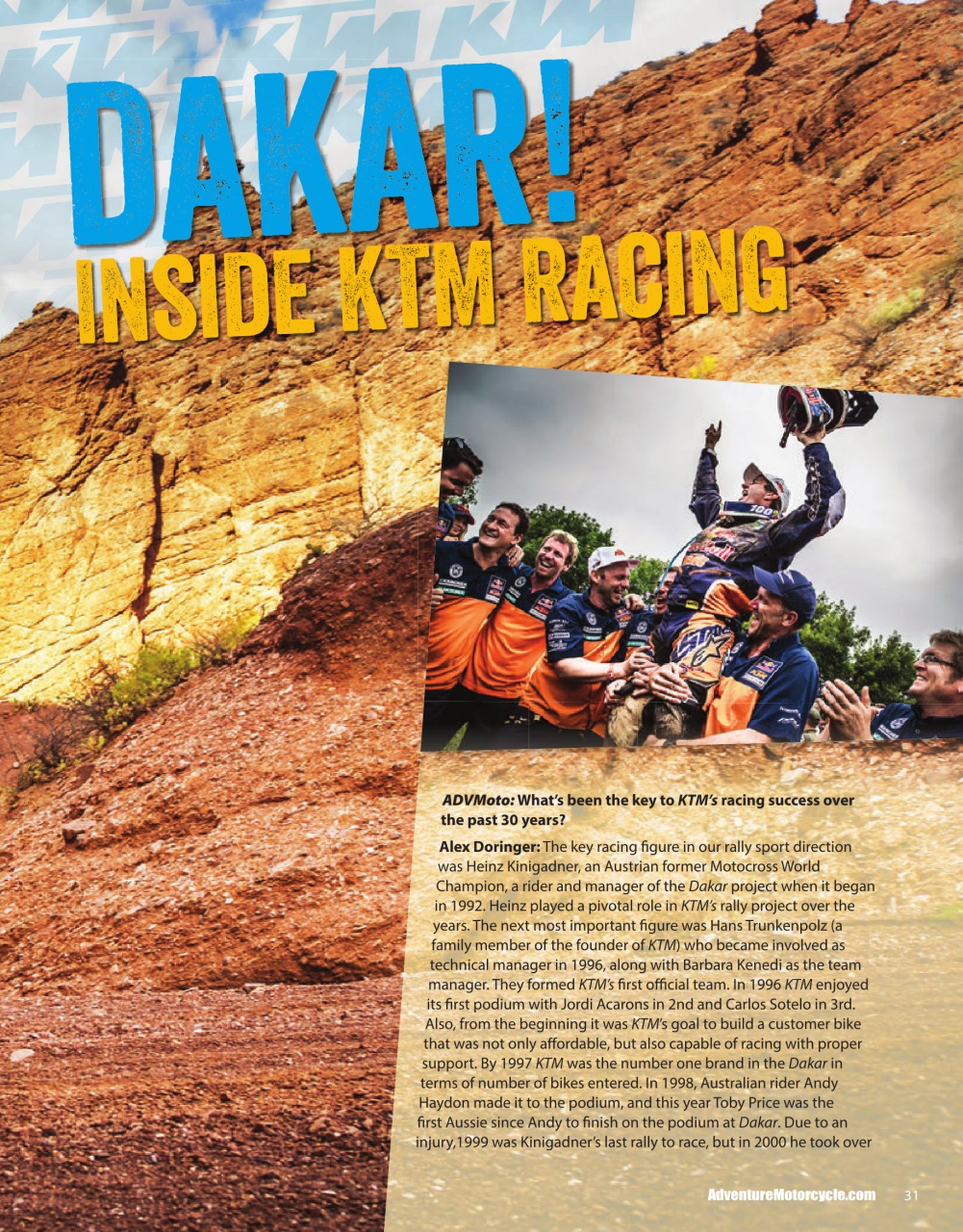 Adventure Motorcycle Preview Pages