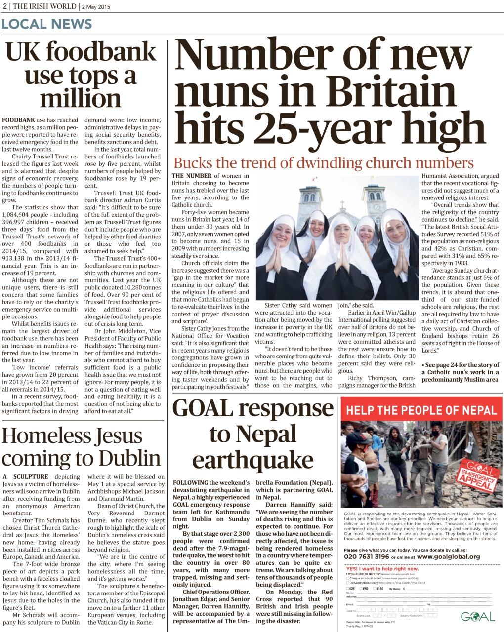 Irish World Preview Pages