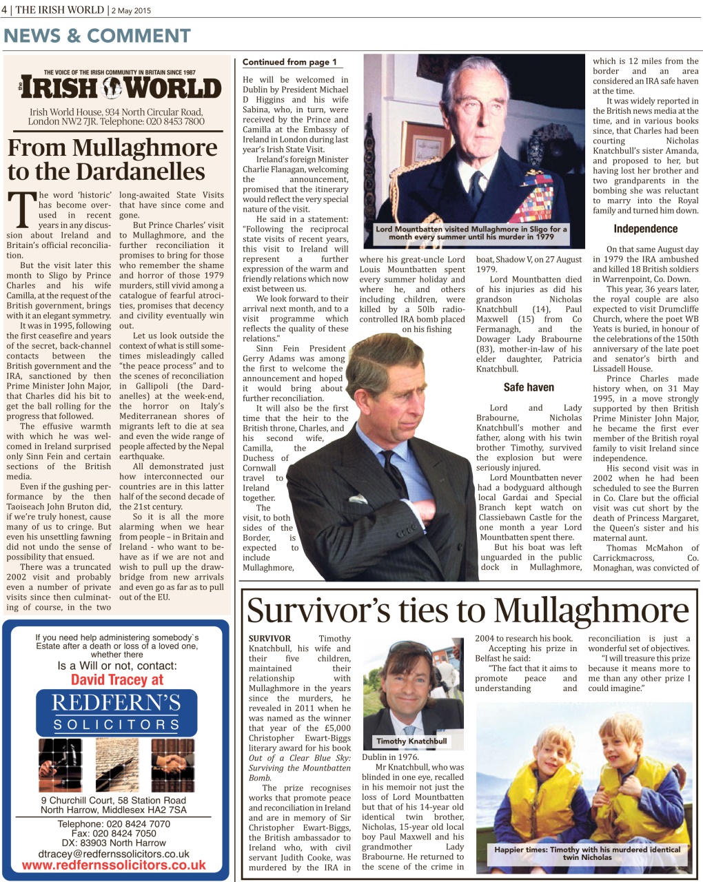 Irish World Preview Pages