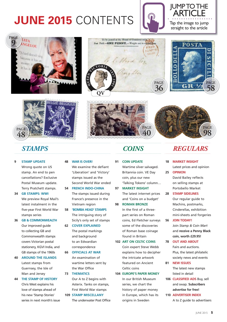 Stamp Collector Preview Pages
