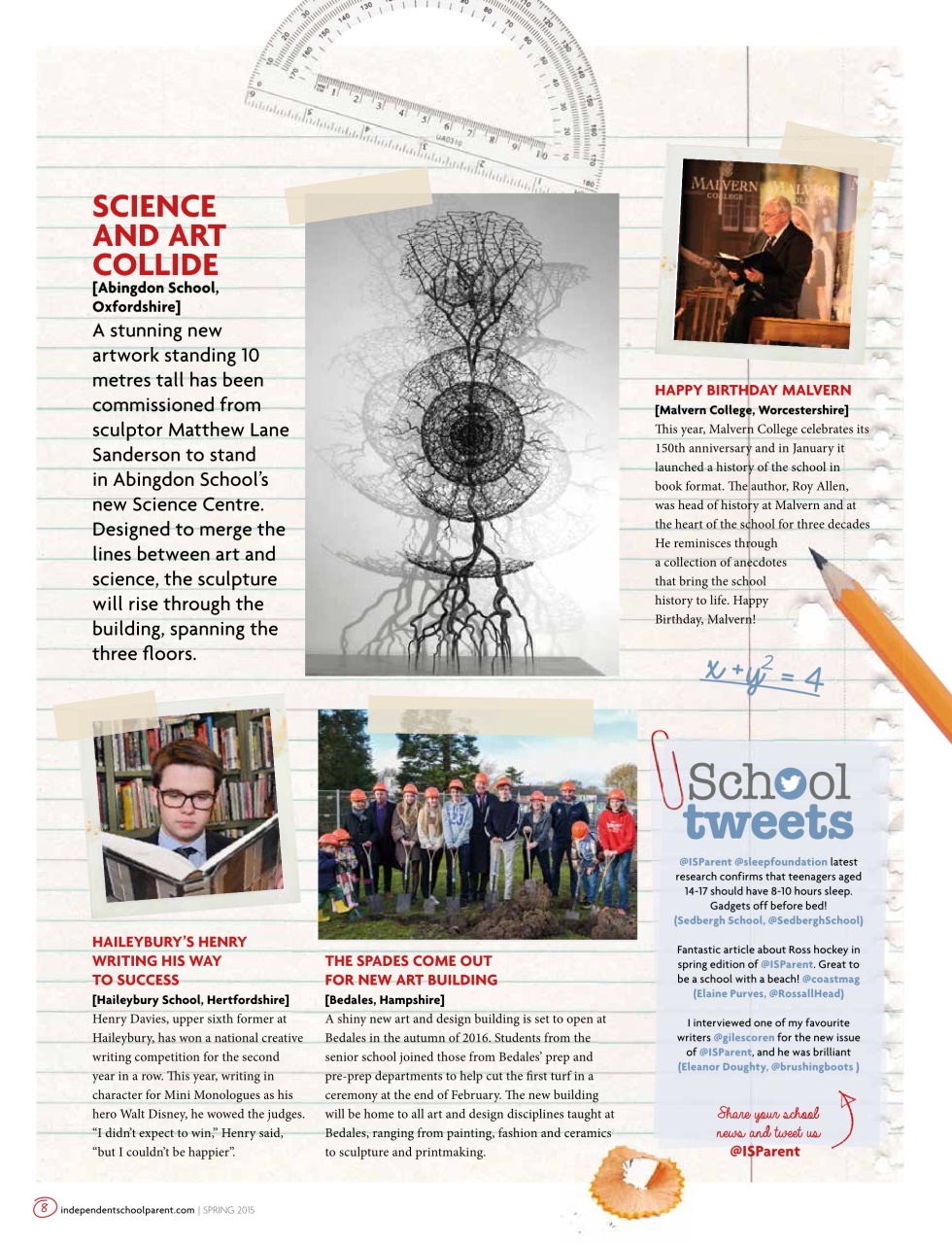 Independent School Parent Preview Pages