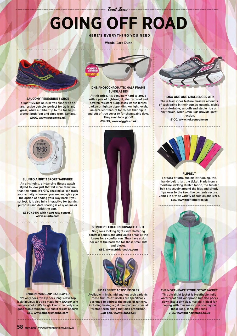 Women’s Running Preview Pages