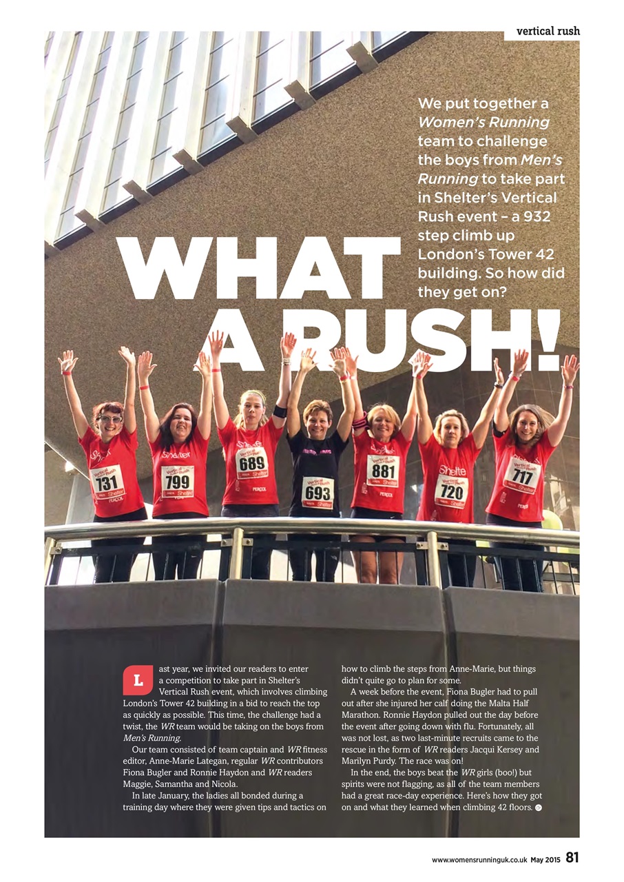 Women’s Running Preview Pages