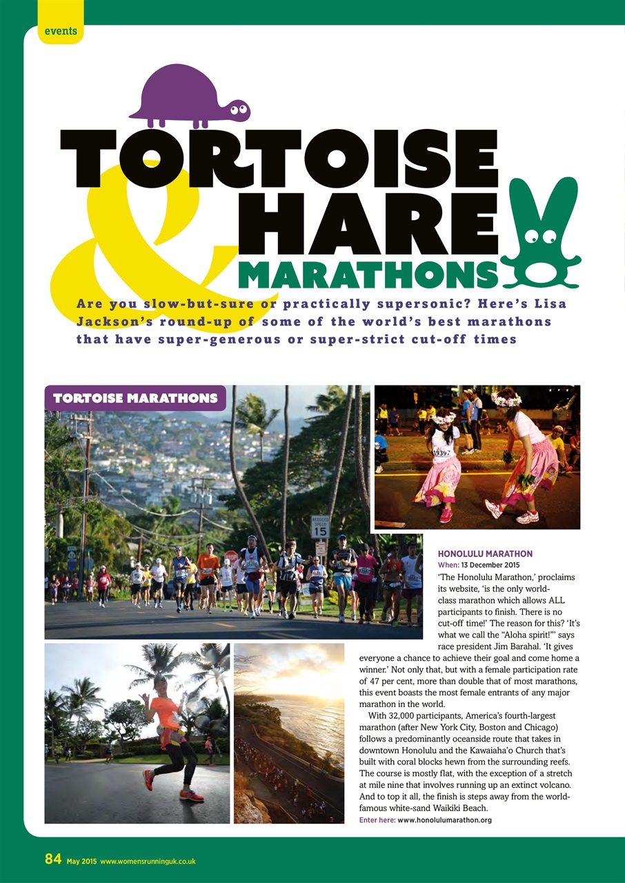 Women’s Running Preview Pages