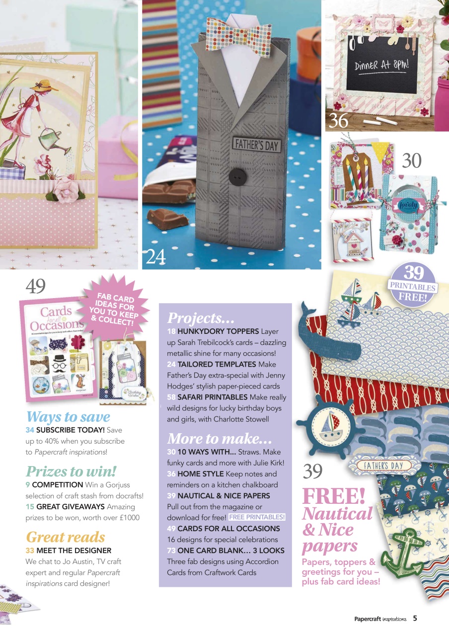 Papercraft Inspirations Preview Pages