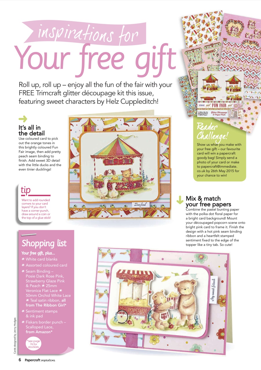 Papercraft Inspirations Preview Pages
